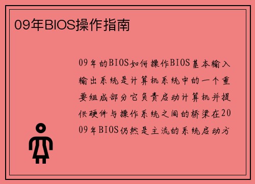 09年BIOS操作指南